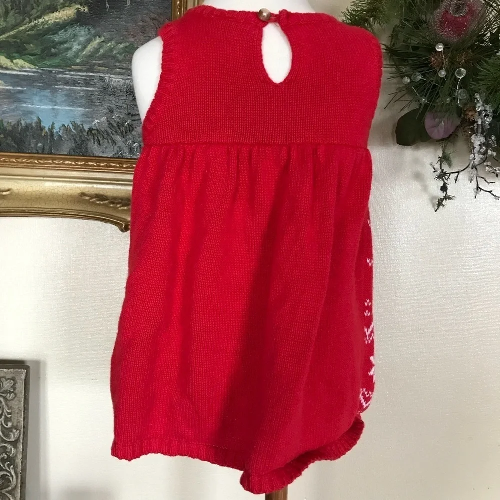 Carter’s Baby Girl Snowflake Sweater Dress
